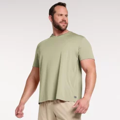 Big & Tall FLX Dynamic Comfort V-Neck Tee -Active & Workout Clothes Store 5224306 Laughlin Green