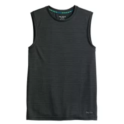Boys 8-20 Tek Gear® Dry Tek Muscle Tank in Regular & Husky -Active & Workout Clothes Store 5236521 Ash Black