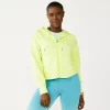 Women's Tek Gear® French Terry Crop Zip-Up Jacket -Active & Workout Clothes Store 5260235 Green Romantica