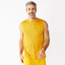 Men's Tek Gear® Dry Tek Muscle Tee -Active & Workout Clothes Store 5262221 Flash Yellow Orange