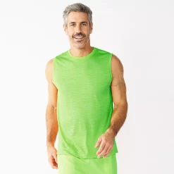 Men's Tek Gear® Dry Tek Muscle Tee -Active & Workout Clothes Store 5262221 Green Obsession