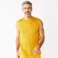 Men's Tek Gear® Dry Tek Muscle Tee -Active & Workout Clothes Store 5262221 Orange Extreme Lava