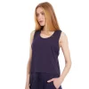 Women's PSK Collective Easy Cropped Tank Top -Active & Workout Clothes Store 5268034 Navy