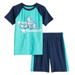 Boys 4-12 Disney / Pixar Toy Story Buzz Lightyear Active Raglan Graphic Tee & Shorts Set by Jumping Beans®
