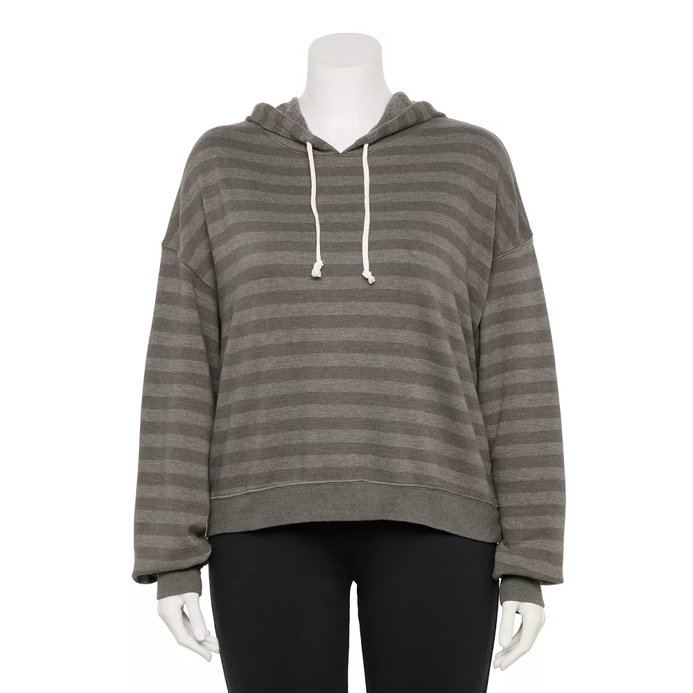 Juniors' Plus Size SO® Cropped Hoodie 5 Juniors' Plus Size SO® Cropped Hoodie - Image 3