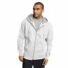 Men's Champion® Fleece Powerblend Zip-Up Hoodie -Active & Workout Clothes Store 5324456 White