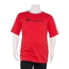Big & Tall Champion® Football Stripe Tee -Active & Workout Clothes Store 5358269 Red