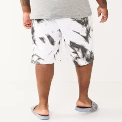 Big & Tall Champion® Tie-Dyed Fleece Shorts -Active & Workout Clothes Store 5358340 ALT