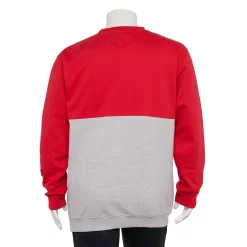 Big & Tall Champion® Colorblock Sweatshirt -Active & Workout Clothes Store 5358419 ALT