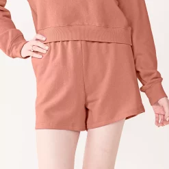 Juniors' SO® Core Boyfriend Shorts -Active & Workout Clothes Store 5464517 Natural Rose