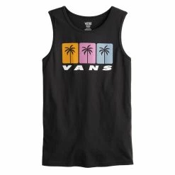 Boys 8-20 Vans Graphic Tank Top -Active & Workout Clothes Store 5474528 Black