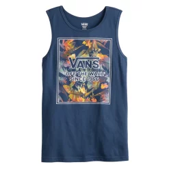 Boys 8-20 Vans Graphic Tank Top -Active & Workout Clothes Store 5474528 Indigo