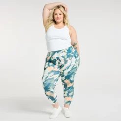 Plus Size FLX Affirmation Twist-Back Tank -Active & Workout Clothes Store 5494987 ALT9