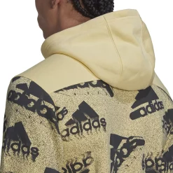 Men's adidas Essentials Brand Love Fleece Hoodie -Active & Workout Clothes Store 5514410 ALT3