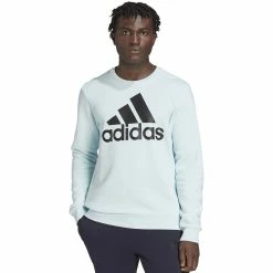 Men's adidas Essentials Big Logo Sweatshirt -Active & Workout Clothes Store 5515950 Almost Blue