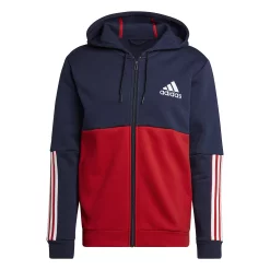 Men's adidas Colorblock Full-Zip Hoodie -Active & Workout Clothes Store 5517455 ALT4