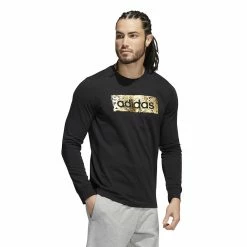 Men's adidas Liquid Foil Linear Graphic Tee -Active & Workout Clothes Store 5517715 ALT2