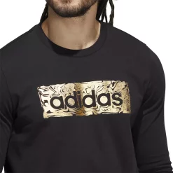 Men's adidas Liquid Foil Linear Graphic Tee -Active & Workout Clothes Store 5517715 ALT3