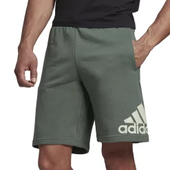 Men's adidas Badge of Sport French Terry Shorts -Active & Workout Clothes Store 5518046 Green Oxide