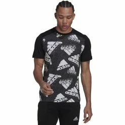 Men's adidas Essentials Brand Love Logo Tee -Active & Workout Clothes Store 5519048 Black