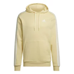 Big & Tall adidas Essential 3-Stripe Fleece Hoodie -Active & Workout Clothes Store 5519578 ALT4