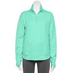Women's Tek Gear® Quarter-Zip Ultrasoft Fleece Jacket -Active & Workout Clothes Store 5521867 Shy Green
