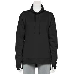 Women's Tek Gear® Ultrasoft Fleece Cowlneck Tunic -Active & Workout Clothes Store 5521899 Black