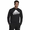 Men's adidas Essentials Brand Love Sweatshirt -Active & Workout Clothes Store 5522016 Black