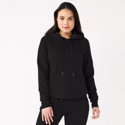 Women's Tek Gear® Ultrasoft Fleece Hoodie -Active & Workout Clothes Store 5522495 Black