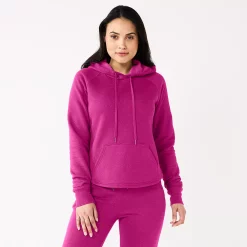 Women's Tek Gear® Ultrasoft Fleece Hoodie -Active & Workout Clothes Store 5522495 Fantasy Berry