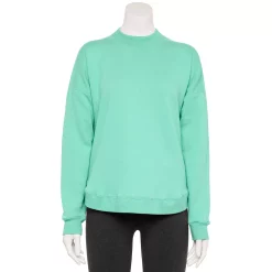 Women's Tek Gear® Ultrasoft Fleece Mockneck Sweatshirt -Active & Workout Clothes Store 5523249 Shy Green