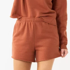 Women's Tek Gear® Ultrasoft Raw-Hem Shorts -Active & Workout Clothes Store 5523332 Cinnamon Coffee