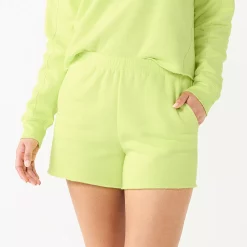 Women's Tek Gear® Ultrasoft Raw-Hem Shorts -Active & Workout Clothes Store 5523332 Real Lemon