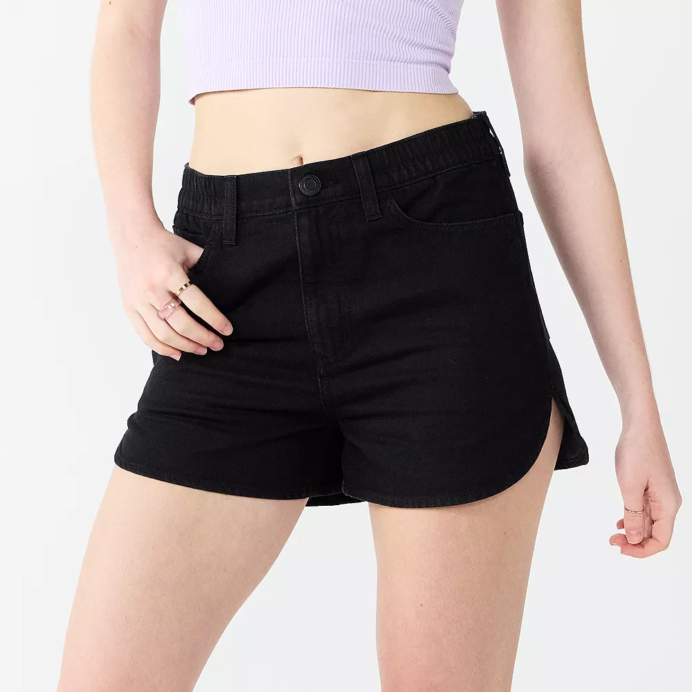 Juniors' SO® Elastic Waist Denim Shorts 3 Juniors' SO® Elastic Waist Denim Shorts