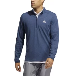 Men's adidas 3-Stripes Quarter-Zip Pullover Top -Active & Workout Clothes Store 5535416 ALT5