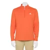 Men's adidas 3-Stripes Quarter-Zip Pullover Top -Active & Workout Clothes Store 5535416 Orange