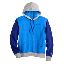 Men's Champion® Colorblock Powerblend Fleece Hoodie -Active & Workout Clothes Store 5537040 ALT2