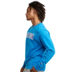 Men's Champion® Powerblend Fleece Crew Sweatshirt -Active & Workout Clothes Store 5537102 ALT2