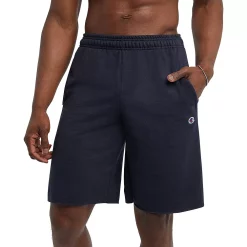Men's Champion® 10-Inch Powerblend Fleece Shorts -Active & Workout Clothes Store 5537562 Navy