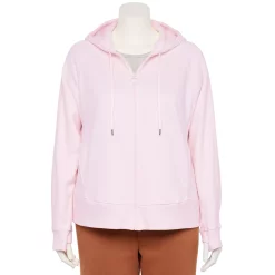 Plus Size Tek Gear® Ultrasoft Fleece Jacket -Active & Workout Clothes Store 5540291 Adoring Lilac