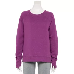 Women's Tek Gear® Easy Ultrasoft Fleece Sweatshirt -Active & Workout Clothes Store 5543912 Ravishing Orchid