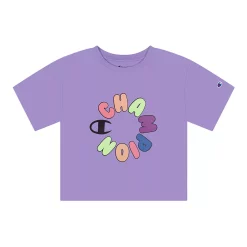 Girls 7-16 Champion® Big Bubble Circle Graphic Boxy Tee