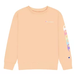 Girls 7-16 Champion® Overlap Repeat Fleece Sweatshirt 8 Girls 7-16 Champion® Overlap Repeat Fleece Sweatshirt -Active & Workout Clothes Store 5548554 Peach