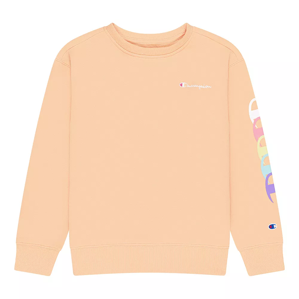 Girls 7-16 Champion® Overlap Repeat Fleece Sweatshirt 5 Girls 7-16 Champion® Overlap Repeat Fleece Sweatshirt - Image 3