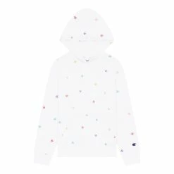 Girls 7-16 Champion® Tossed C Logo Fleece Hoodie -Active & Workout Clothes Store 5548560 White