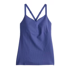 Women's Tek Gear® Ribbed Crisscross Tank -Active & Workout Clothes Store 5549297 ALT2