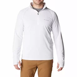 Men's Columbia Narrows Pointe™ Half-Zip Top -Active & Workout Clothes Store 5549591 White