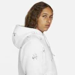 Big & Tall Nike Printed Club Fleece Hoodie -Active & Workout Clothes Store 5550882 ALT4