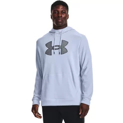 Men's Under Armour Big Logo Fleece Hoodie -Active & Workout Clothes Store 5552402 Oxford Blue