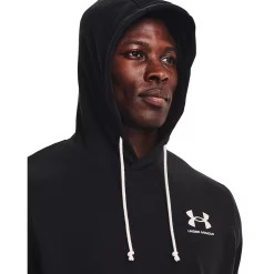 Men's Under Armour Rival Terry Short Sleeve Hoodie -Active & Workout Clothes Store 5552450 ALT3